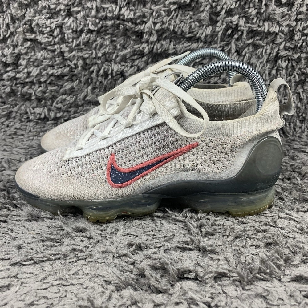 Nike Air VaporMax Flyknit White Thunder Blue 2021 Womens Size 6